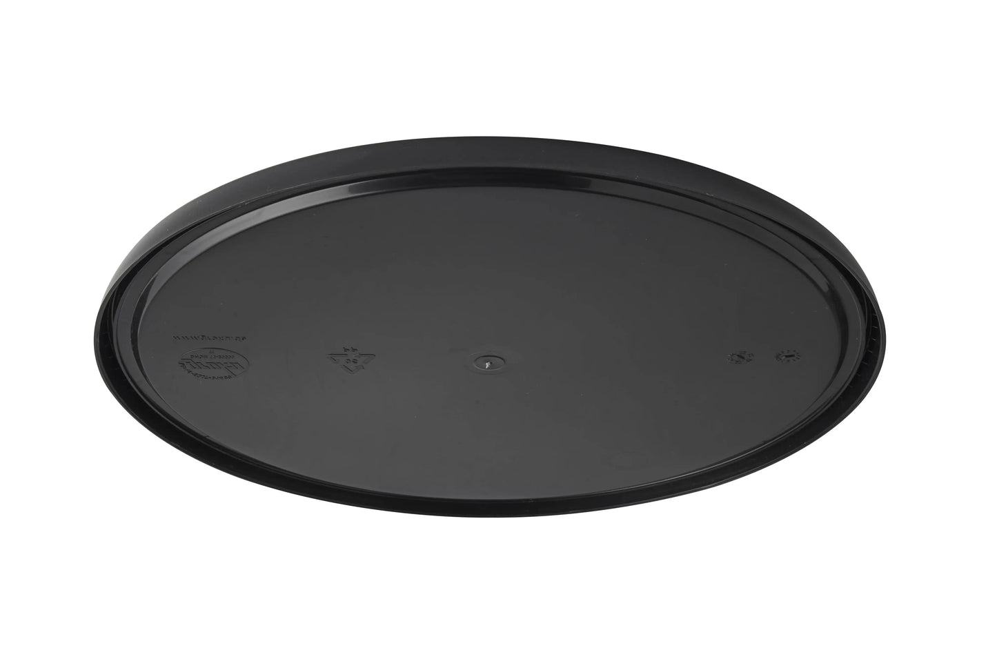 326mm Plastic Black Lid Invopak