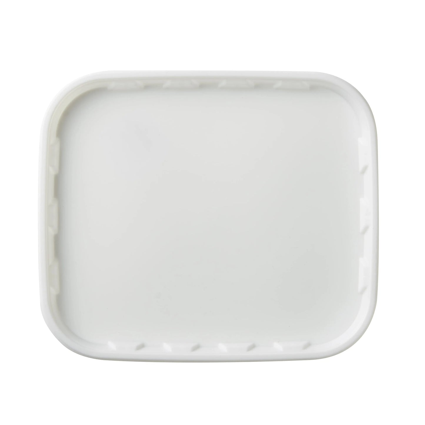 8 Litre Plastic White Square Lid Invopak