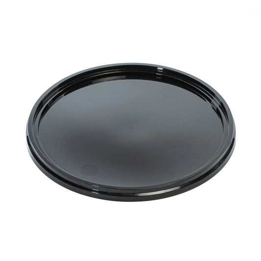 198mm Plastic Black Lid Invopak