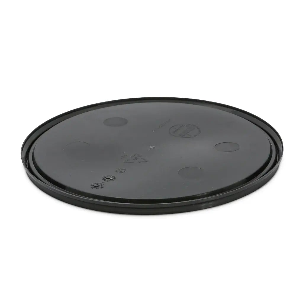 224mm Plastic Black Lid Invopak