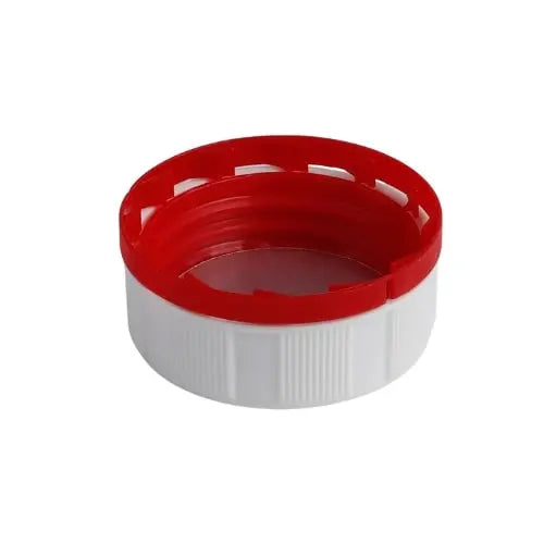 42mm Plastic White Tamper Evident Cap With Aluminium Foil Wad Invopak