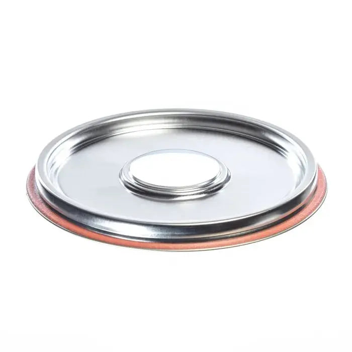 180mm Tinplate white Plain Pail Lid Flat with Hole for Bung Invopak