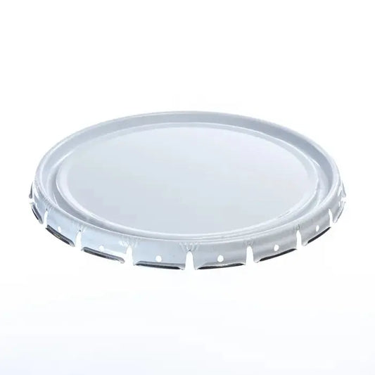 292mm Tinplate White Plain Pail Lug Lid Invopak