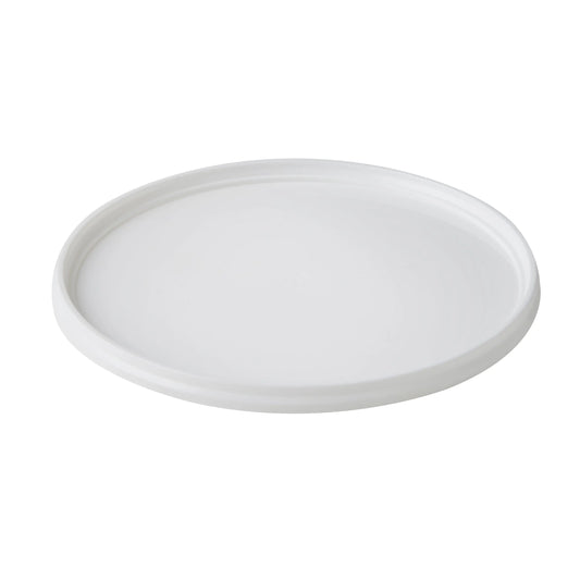 196mm Plastic White Lid Double Lock Invopak