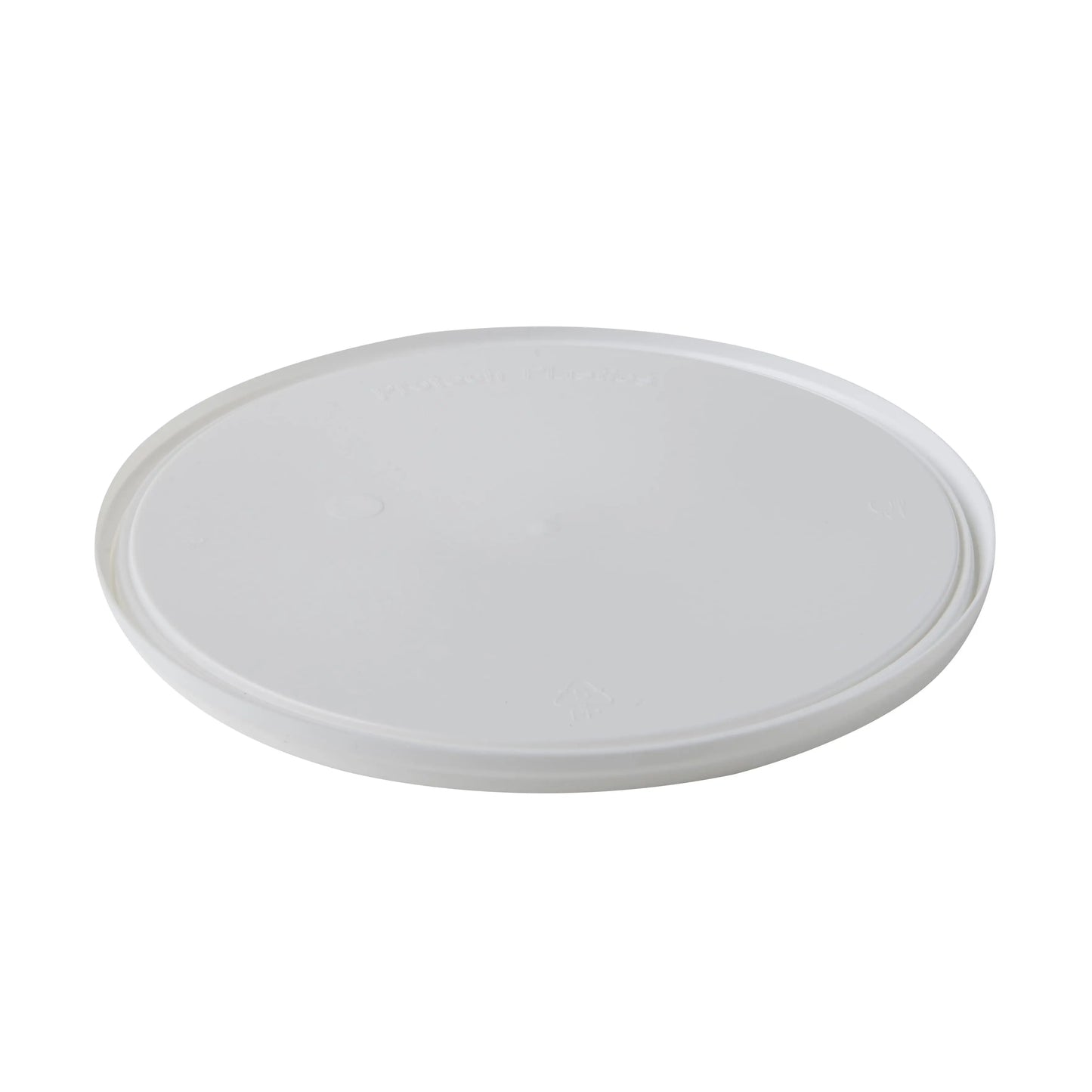 196mm Plastic White Lid Double Lock Invopak