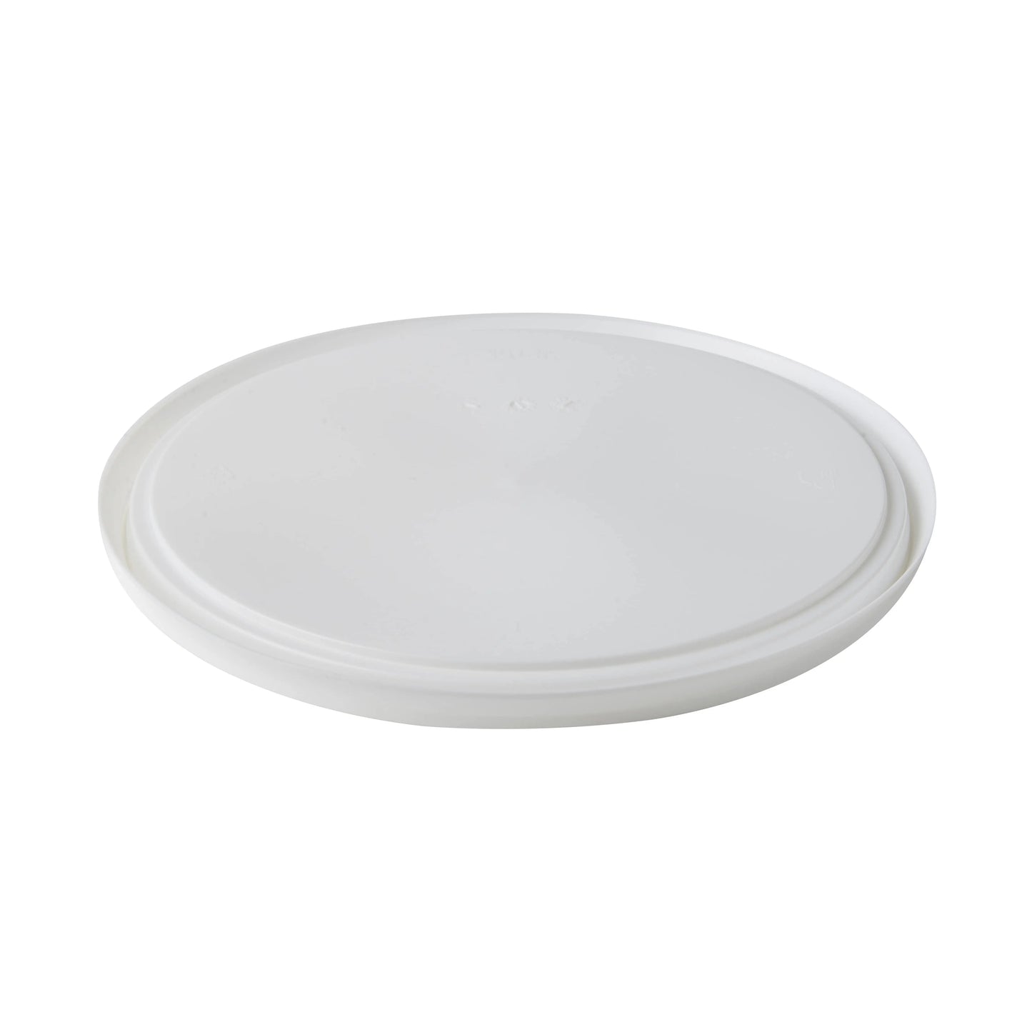 224mm Plastic White Lid Double Lock Invopak