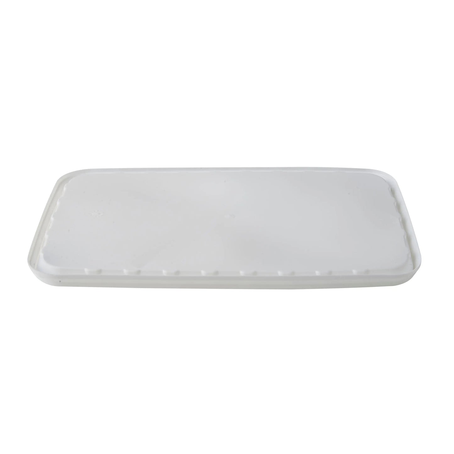 12.5 Litre White Rectangular Lid Invopak