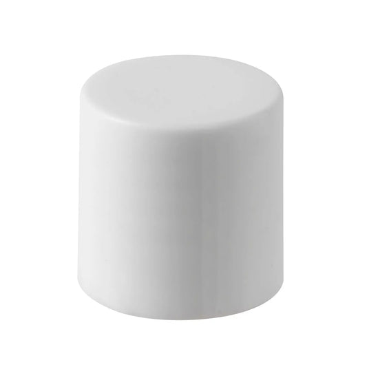 15mm Plastic White Cap for Aluminium Bottle Range 19ml to 160ml Invopak