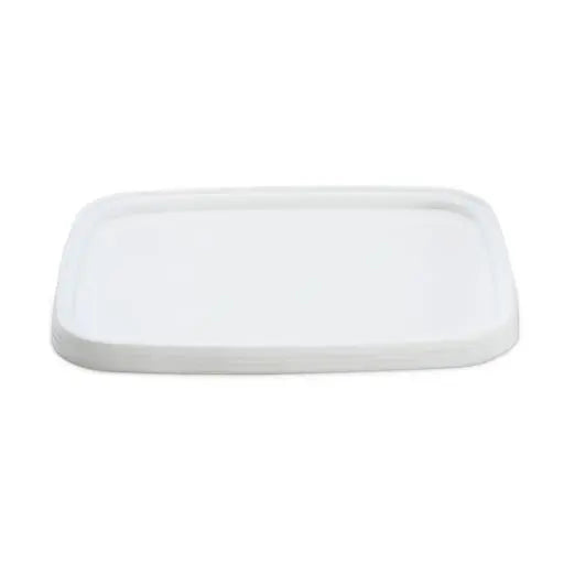 10 L Plastic Square White Lid Invopak