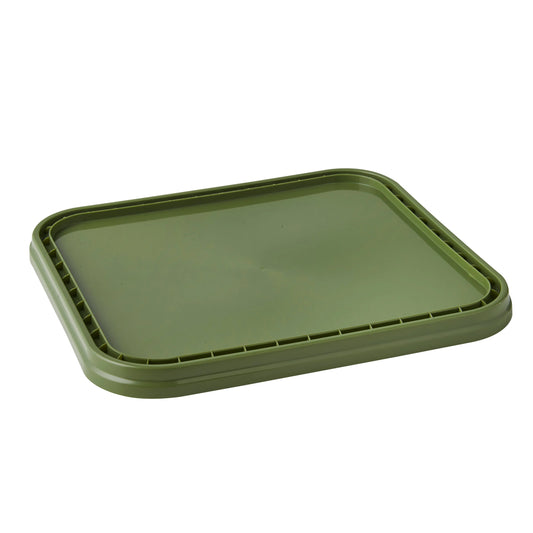 17 Litre Plastic Green Square Lid Invopak