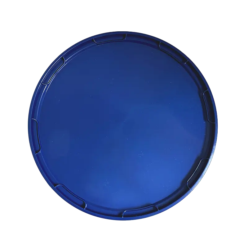 Plastic blue bucket lid for 18 litre bucket Invopak