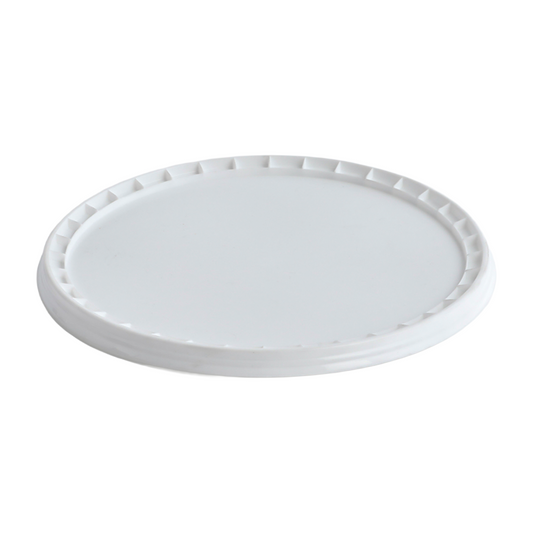 10 Litre White Plastic Double Lock Bucket Lid | Invopak
