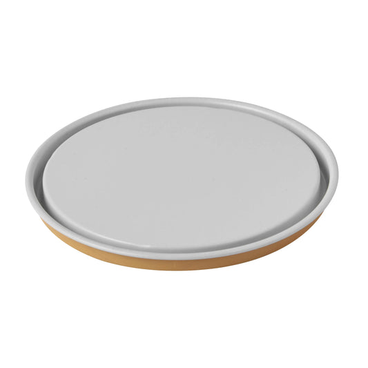 2.5 Litre Lacquered Lid for Lever Lid Tin in White Invopak