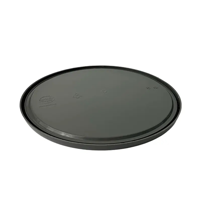 326mm Grey Recycled Plastic Round Bucket Lid Goes with 16L Bucket Invopak