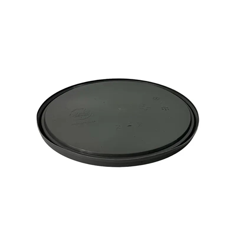 198mm Grey Recycled Plastic Round Bucket Lid Goes with 3L Bucket Invopak