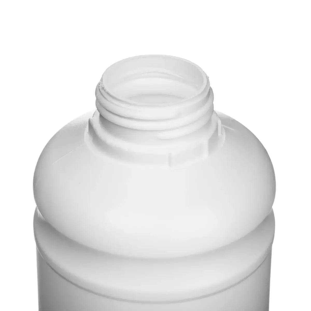 500 ML White UN Approved Fluorinated Cylindrical Bottle 42mm Neck Invopak