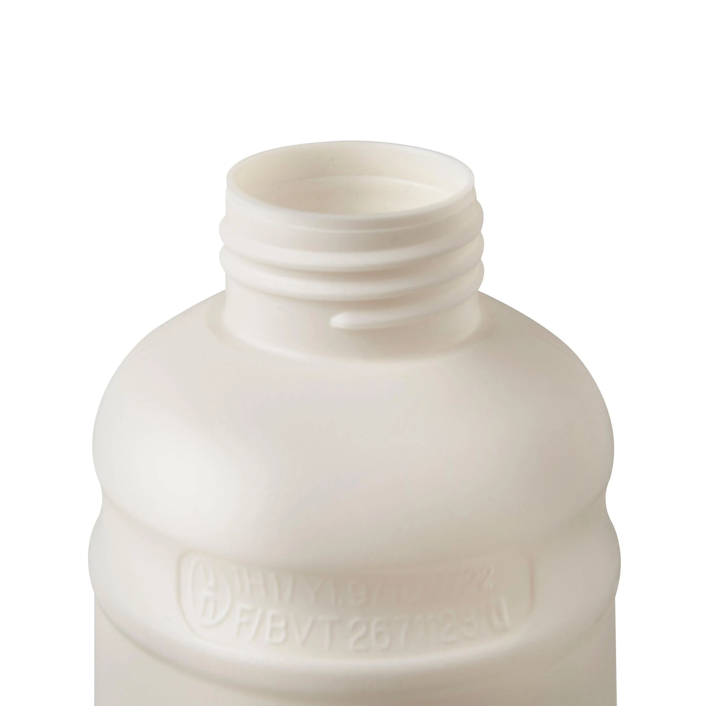1 L Plastic White UN Approved Fluorinated Cylindrical Bottle 45mm Neck Invopak