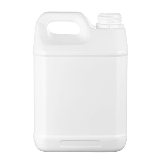2.5 Litre Plastic White UN Approved Fluorinated Jerry Can with 42mm Neck Invopak