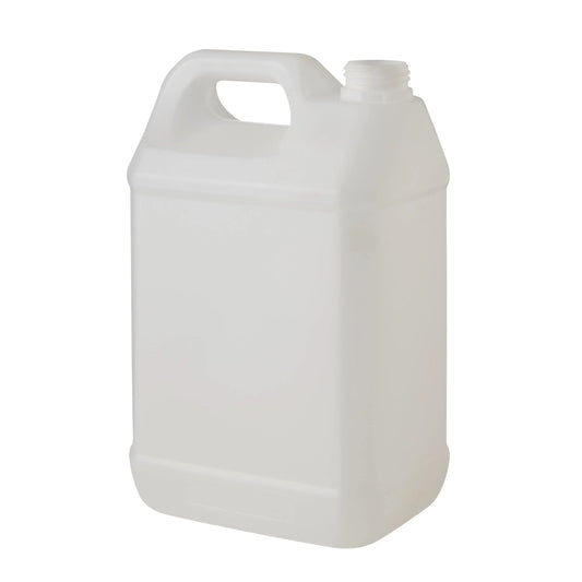 5 Litre Plastic Natural UN Approved Fluorinated Jerry Can with 42mm Neck Invopak