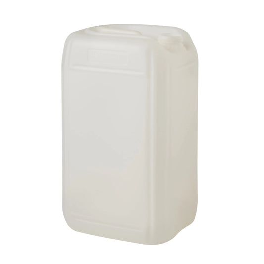 25 Litre Plastic Natural UN Approved Fluorinated Jerry Can with 60mm Neck Invopak