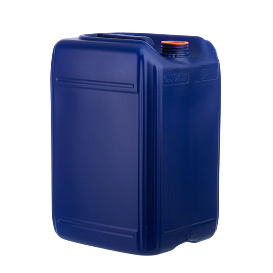 30L Blue Fluorinated Stackable UN Approved Jerry Can - No Visi Strip Invopak
