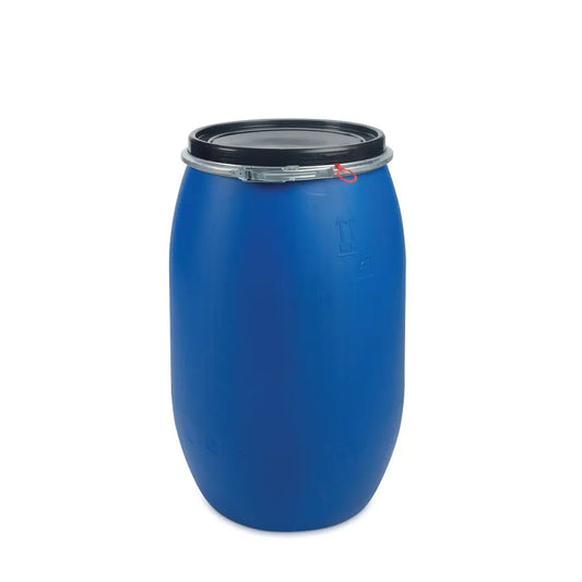 120 Litre Plastic Blue Open Top Drum UN Approved Invopak