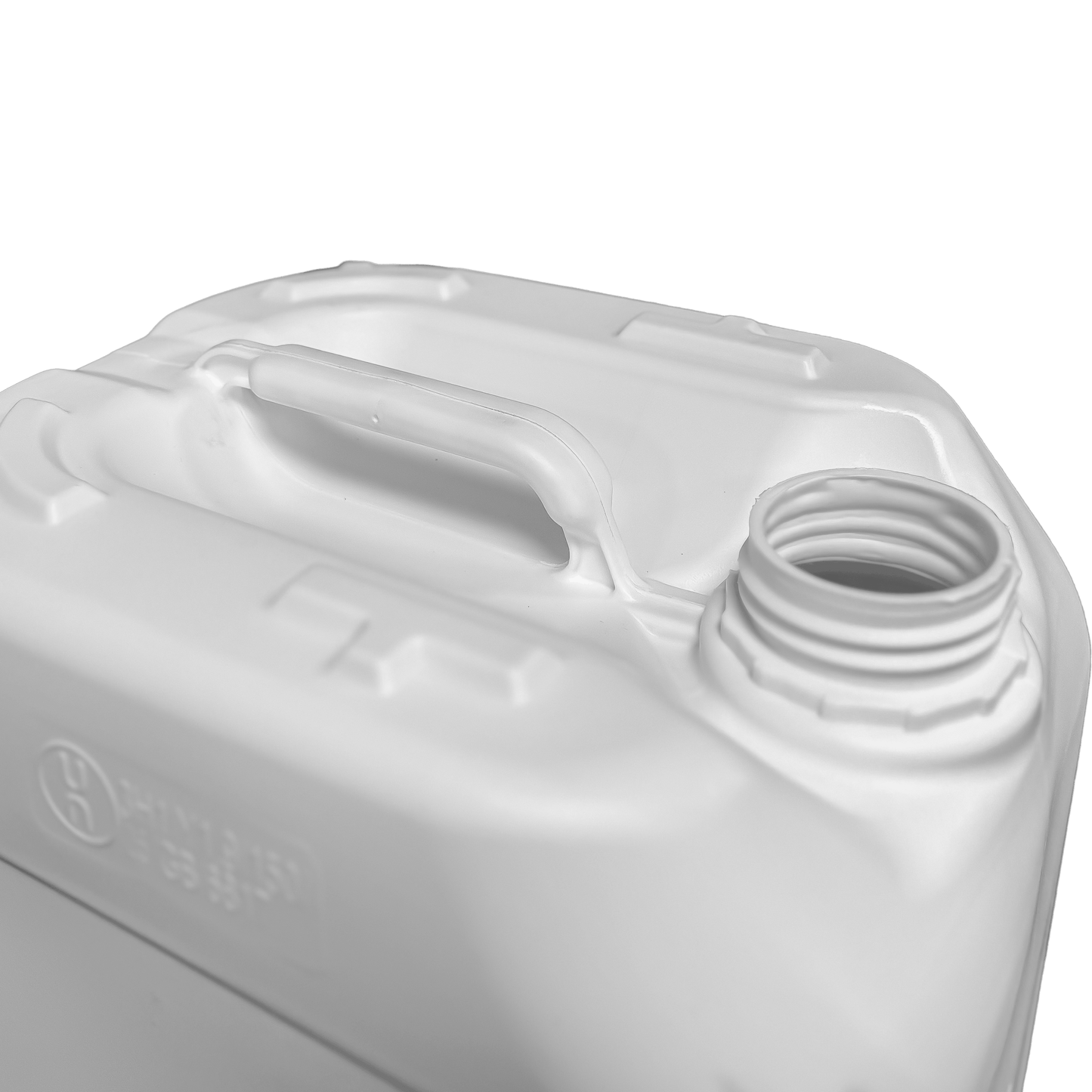 25 Litre Plastic White UN Approved Stackable Jerry Can with 61mm Neck 900g