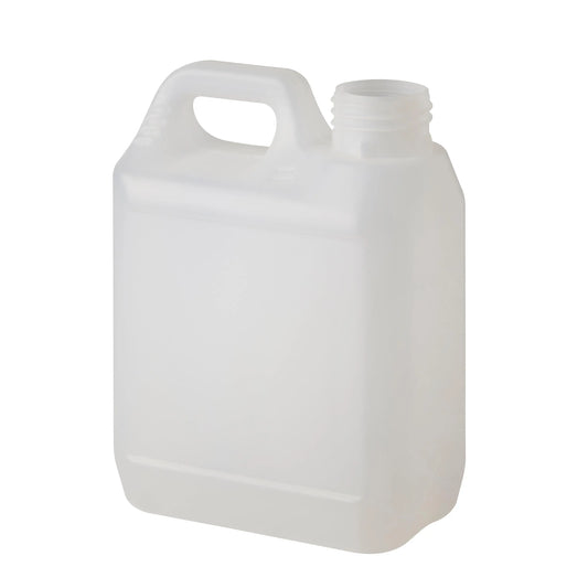 1 Litre Plastic Natural Jerry Can with 38mm Neck 44g Invopak