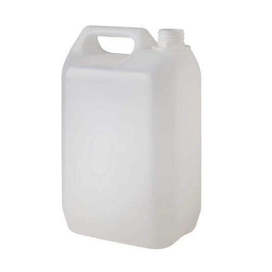 5 Litre Plastic Natural Jerry Can With 38mm Neck 135g Invopak