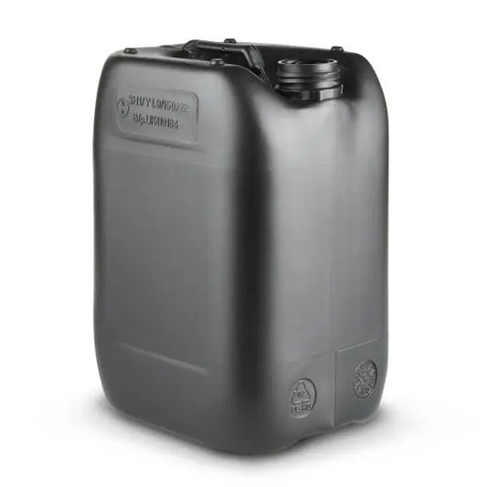10 Litre Black Stackable UN Approved Food Grade Plastic Jerry Can Invopak