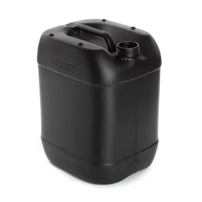 20 Litre Plastic Black Stackable Jerry Can 61mm Neck With Visi