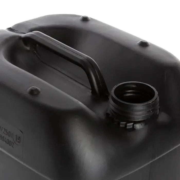 20 Litre Black UN Approved Stackable Jerry Can 61mm Neck 830 gram Invopak