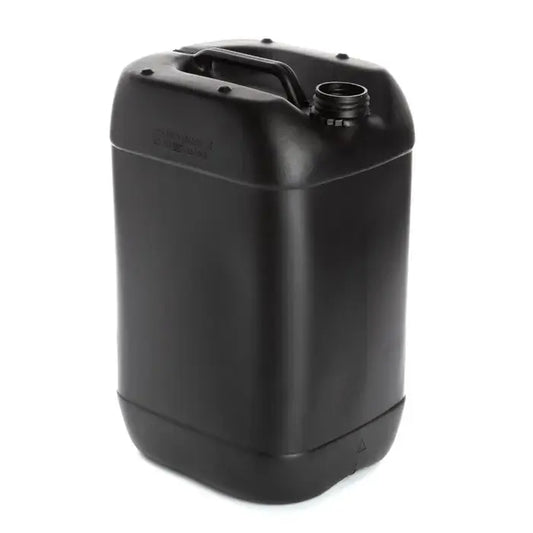 25 Litre Black UN Approved Stackable Jerry Can with 61mm Neck 950g Invopak