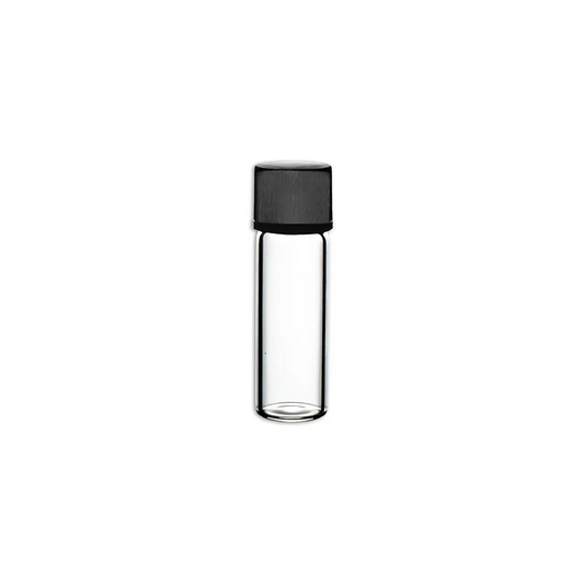1.75ml Glass Vial with Black Screw Cap Invopak