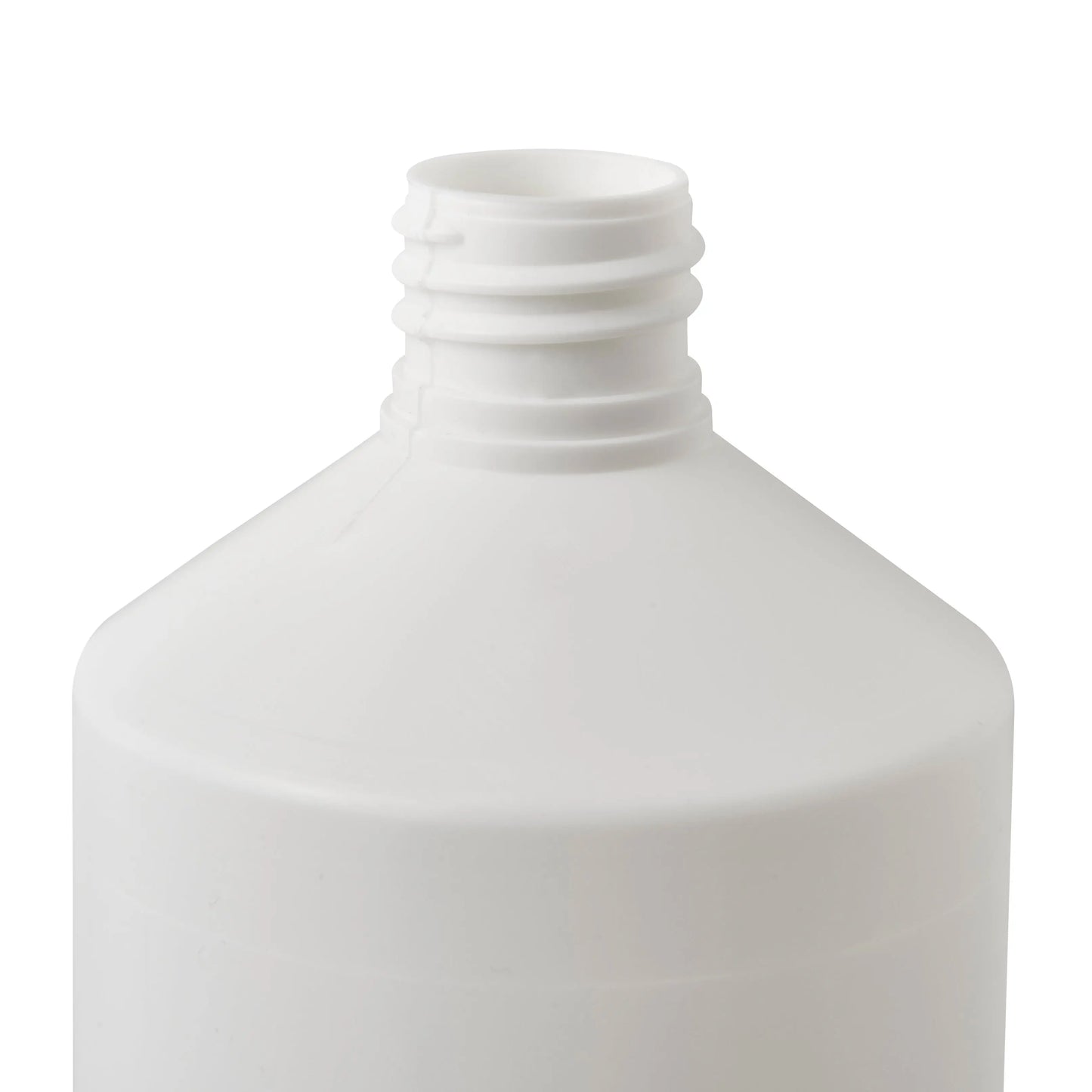 1 Litre Recycled Plastic Food Grade White Cylindrical Bottle Invopak