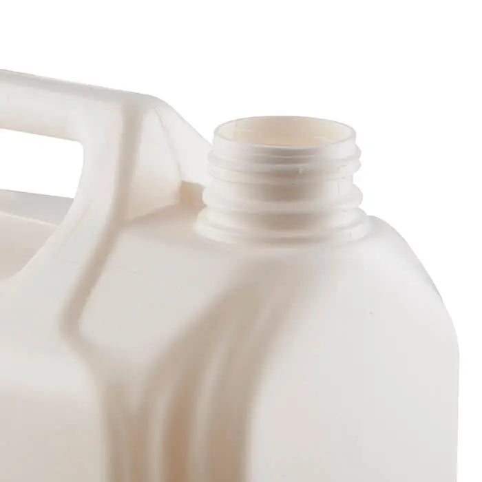 5 Litre Recycled Plastic White Food Grade Jerry Can Invopak