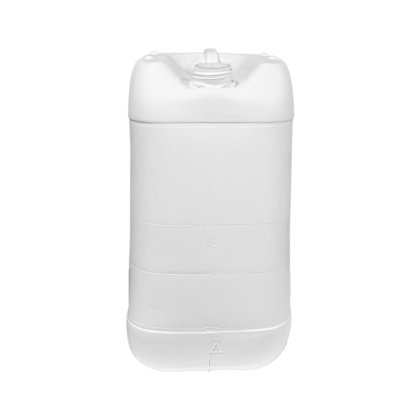 25 Litre Recycled Plastic UN Approved White Stackable Jerry Can with 61mm Neck 950g