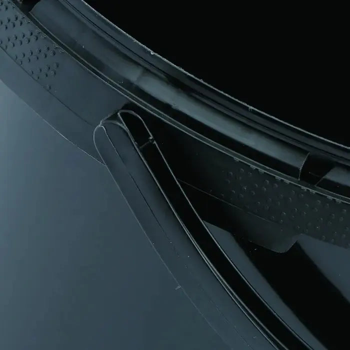 5.6 Litre Plastic Black Tamper Evident Bucket with Plastic Handle Invopak