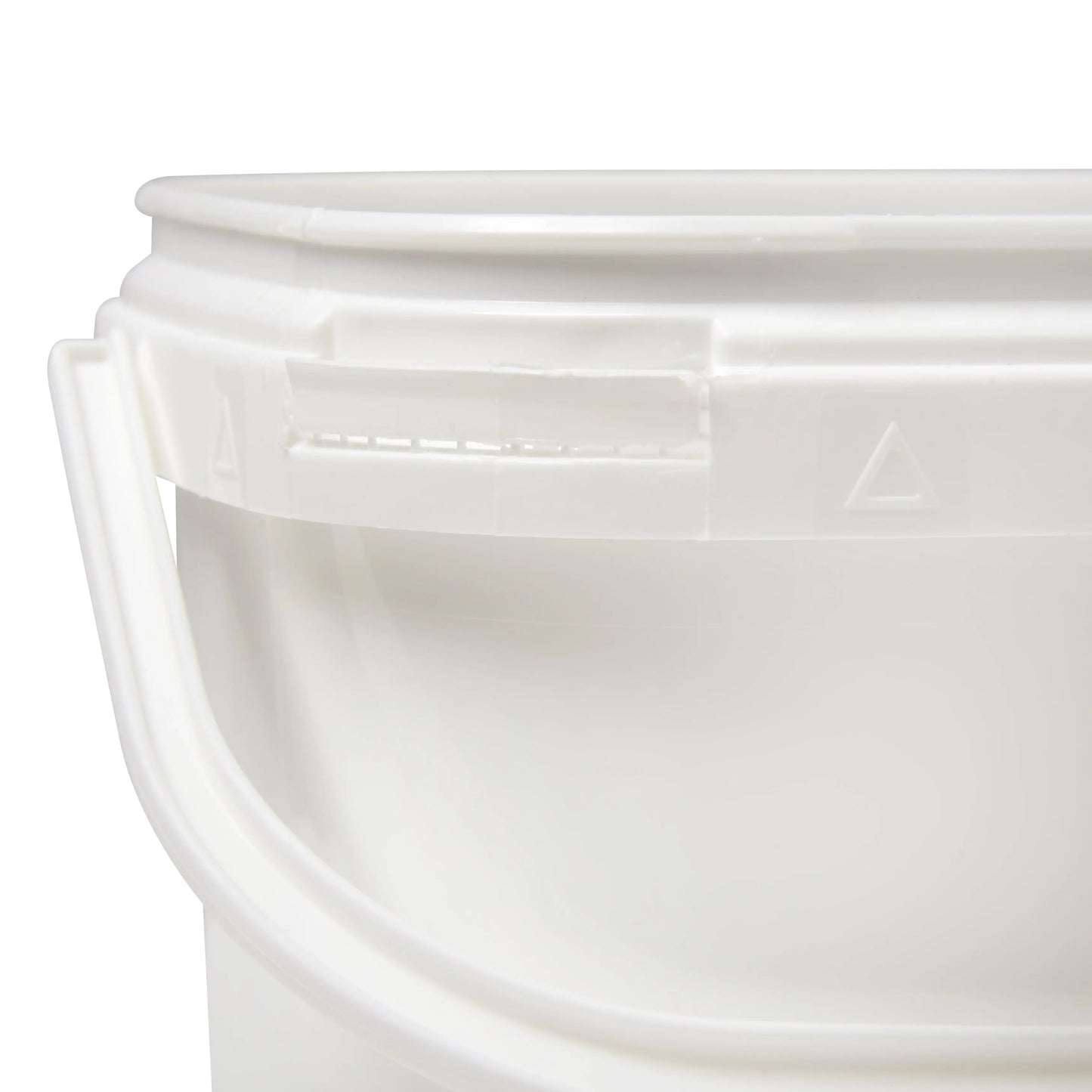 5.5 Litre Plastic White Rectangular Bucket UN Approved Invopak