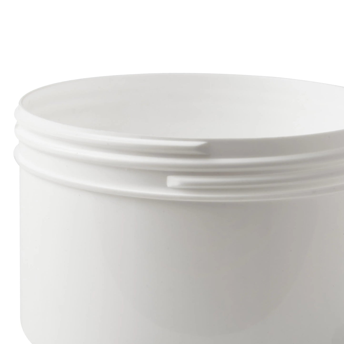 400 ML Plastic White Cylindrical Jar 100mm Screw Neck Invopak