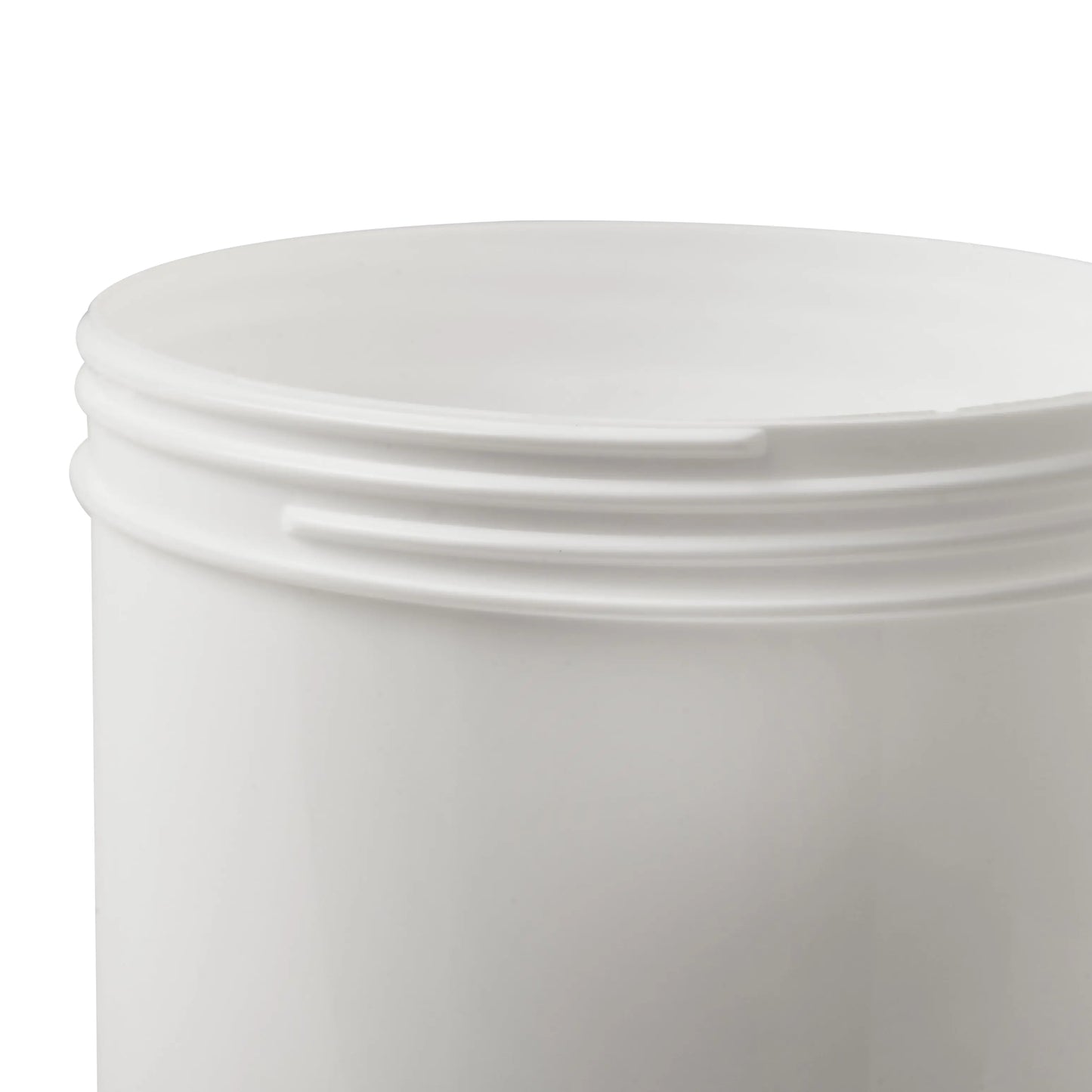 650 ML Plastic White Cylindrical Jar 100mm Screw Neck Invopak