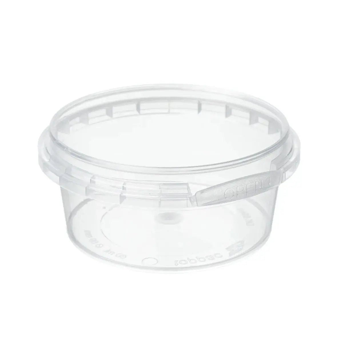 60ml Clear Plastic Tamper Evident Tub Invopak