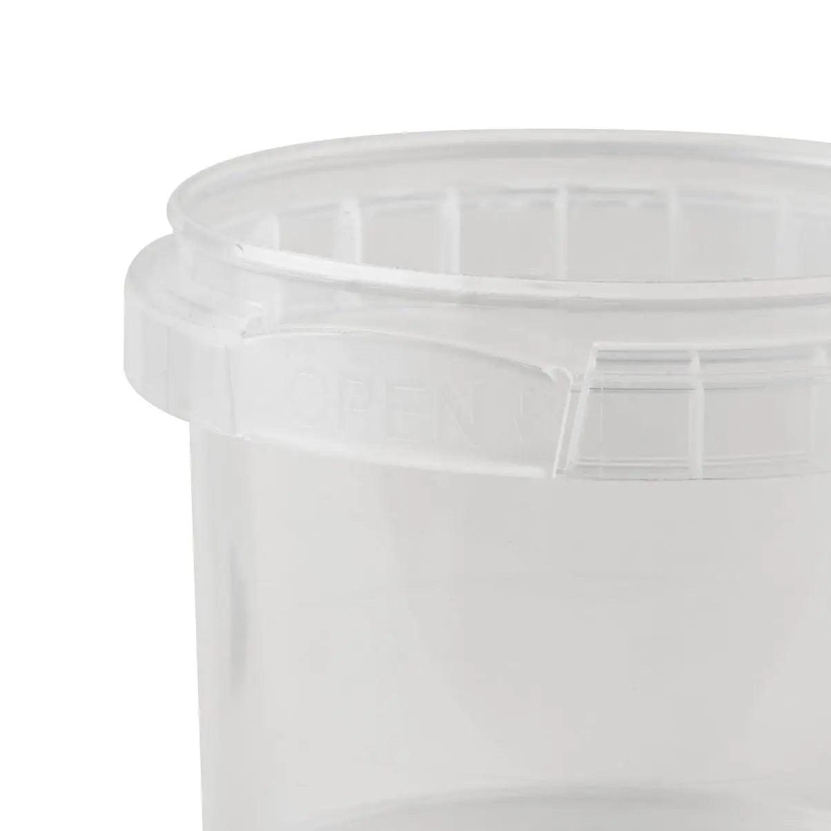 120 ML Plastic Clear Tamper Evident Tub Invopak