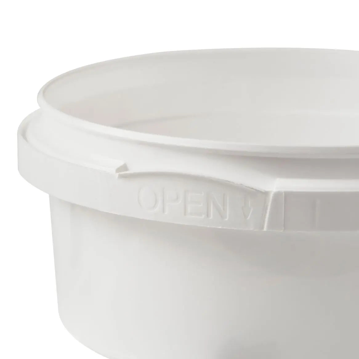 180 ML Plastic White Tamper Evident Tub Invopak