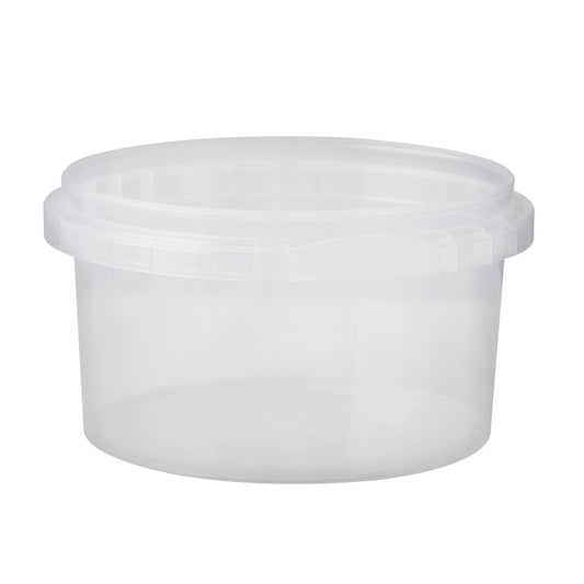 240ml Clear Plastic Tamper Evident Tub Invopak