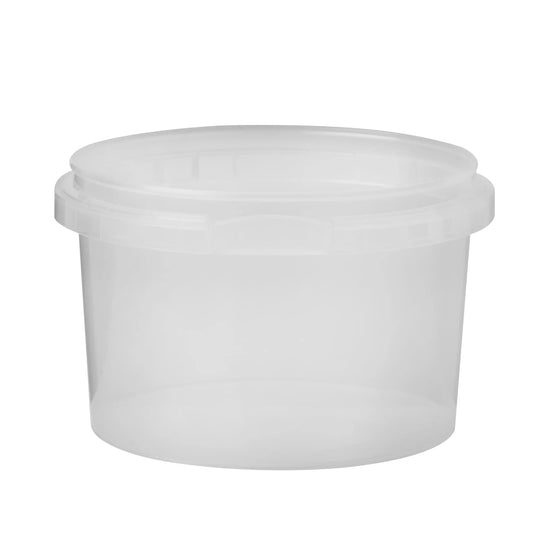 280ml Clear Plastic Tamper Evident Tub Invopak