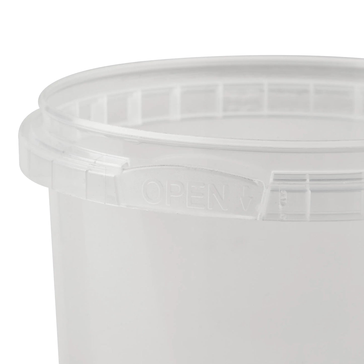 375 ML Plastic Clear Tamper Evident Tub Invopak