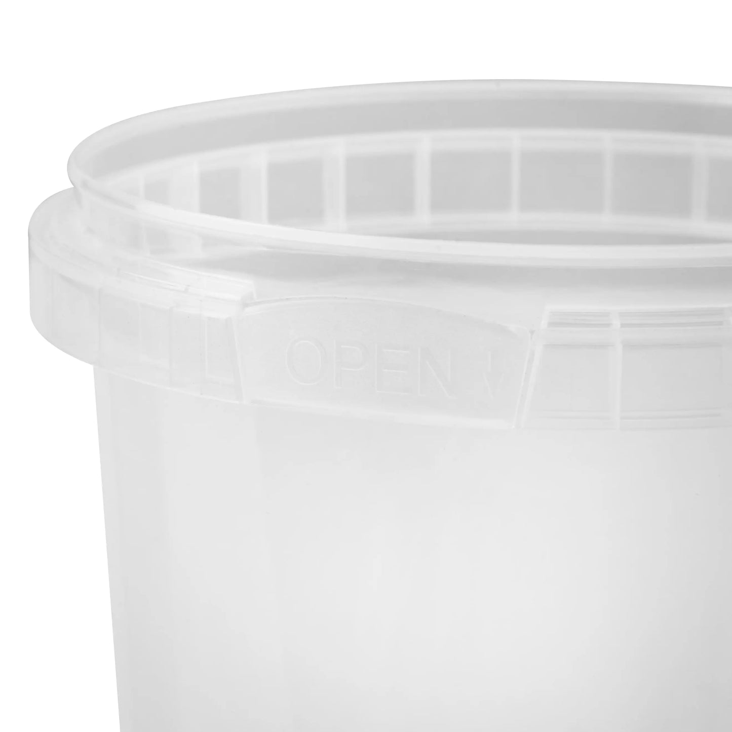 520 ML Plastic Clear Tamper Evident Tub Invopak