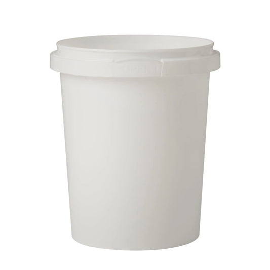 520ml White Plastic Tamper Evident Tub Invopak