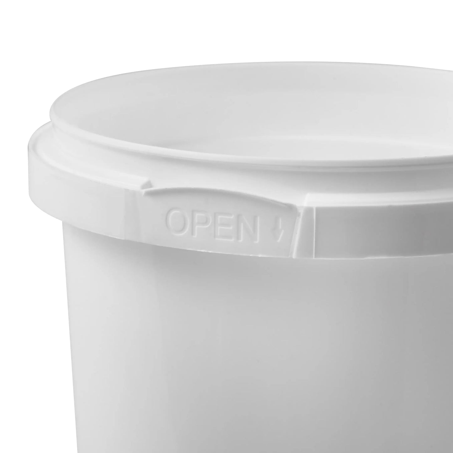 520ml White Plastic Tamper Evident Tub Invopak